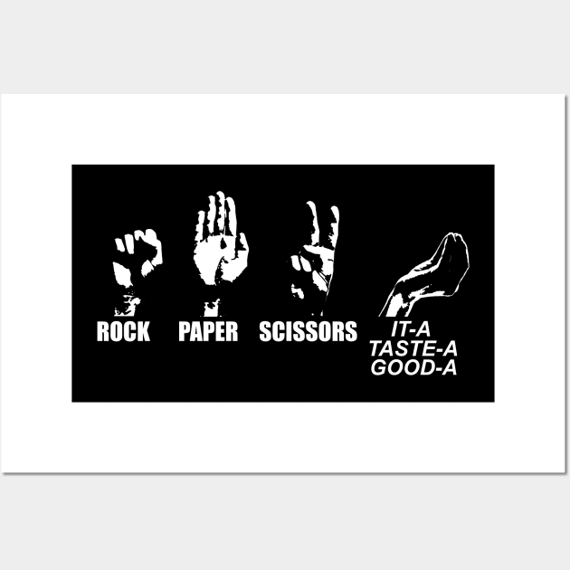 ROCK PAPER SCISSORS ITALIAN 3 Wall Art by giovanniiiii